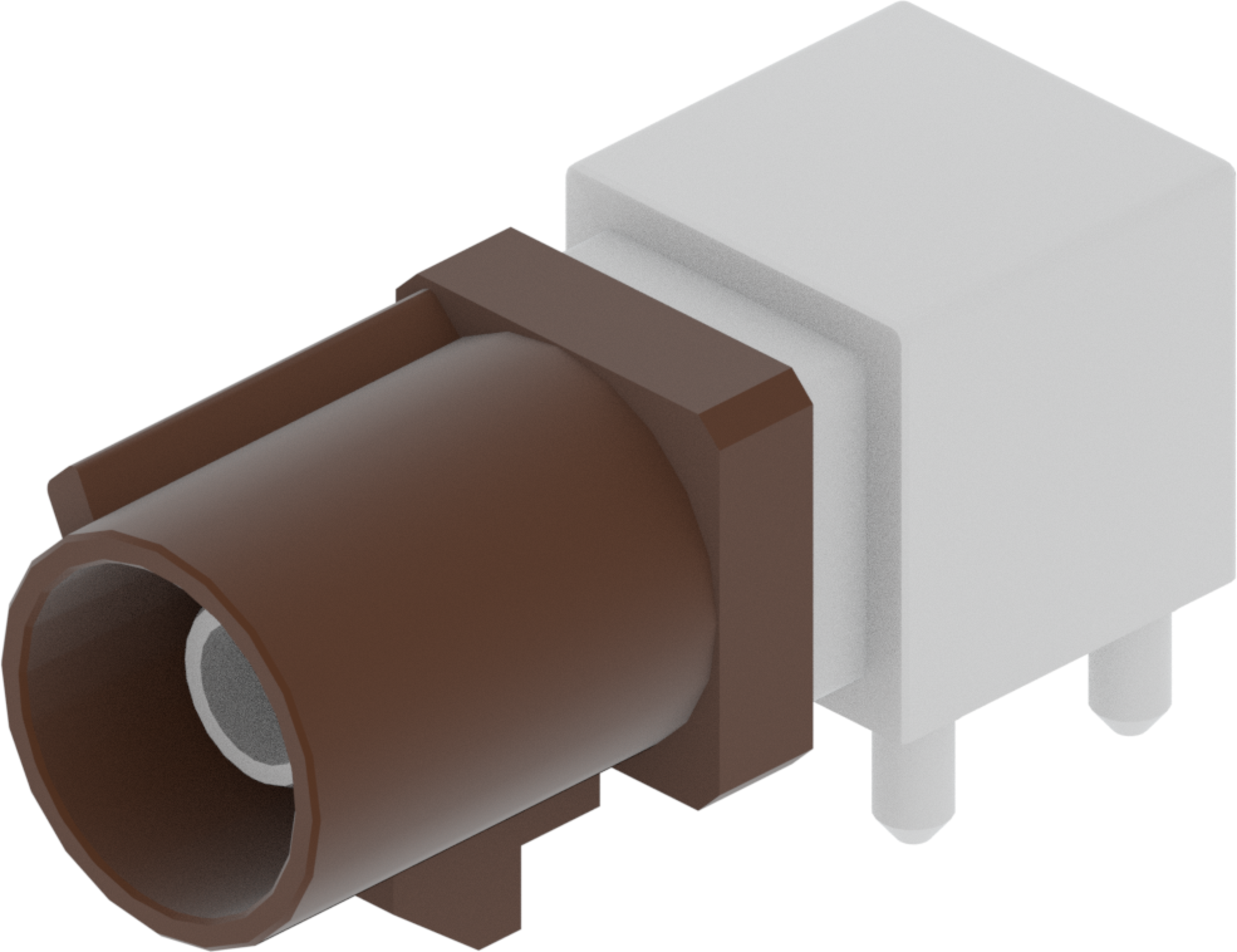 1 Port 1 Row Male Fakra Brown Code F