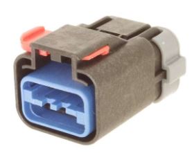 6 Way Female APEX 2.8 Sealed Connector Black