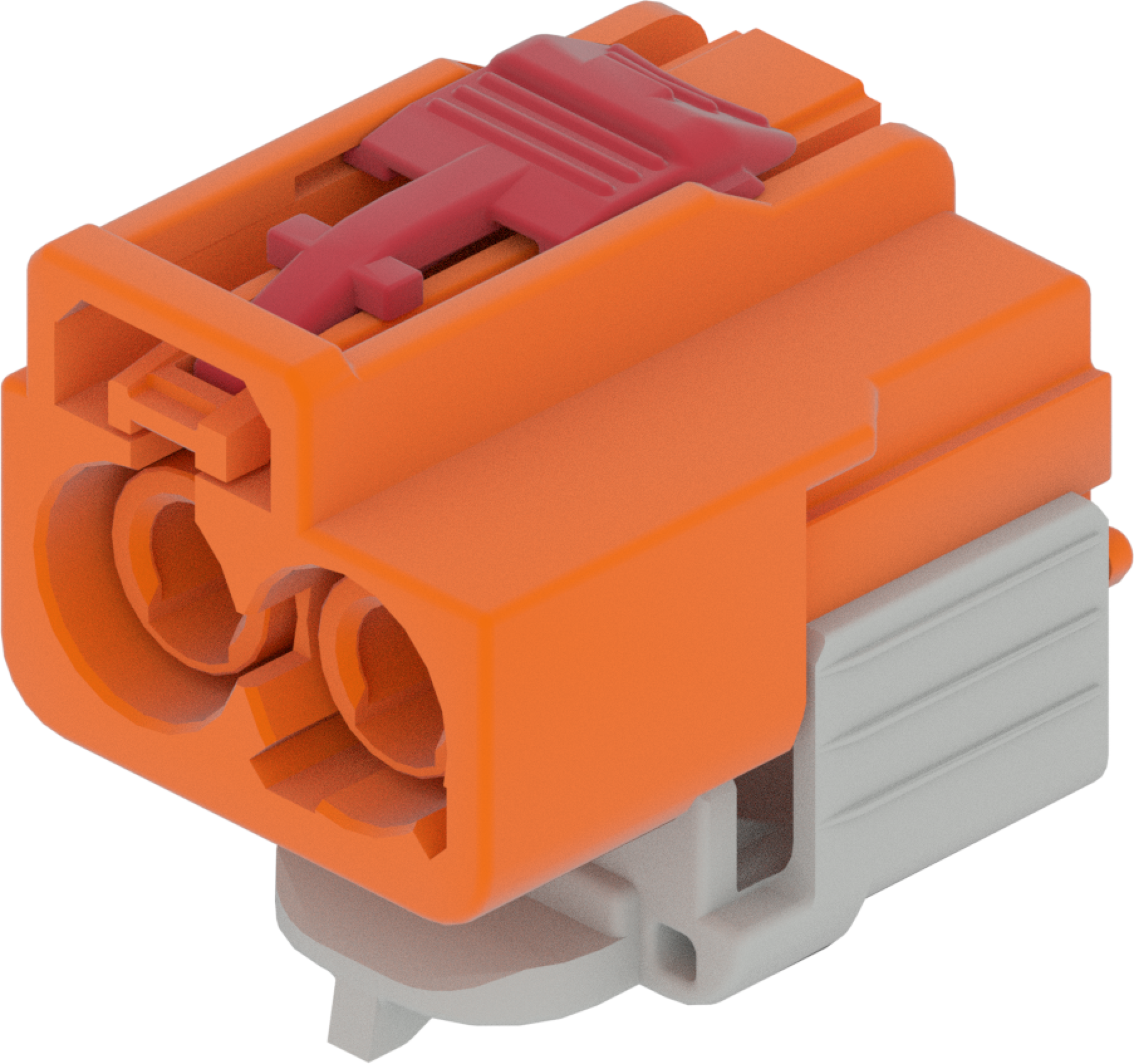 2 Port 1 Row Female Fakra Orange Light Code M
