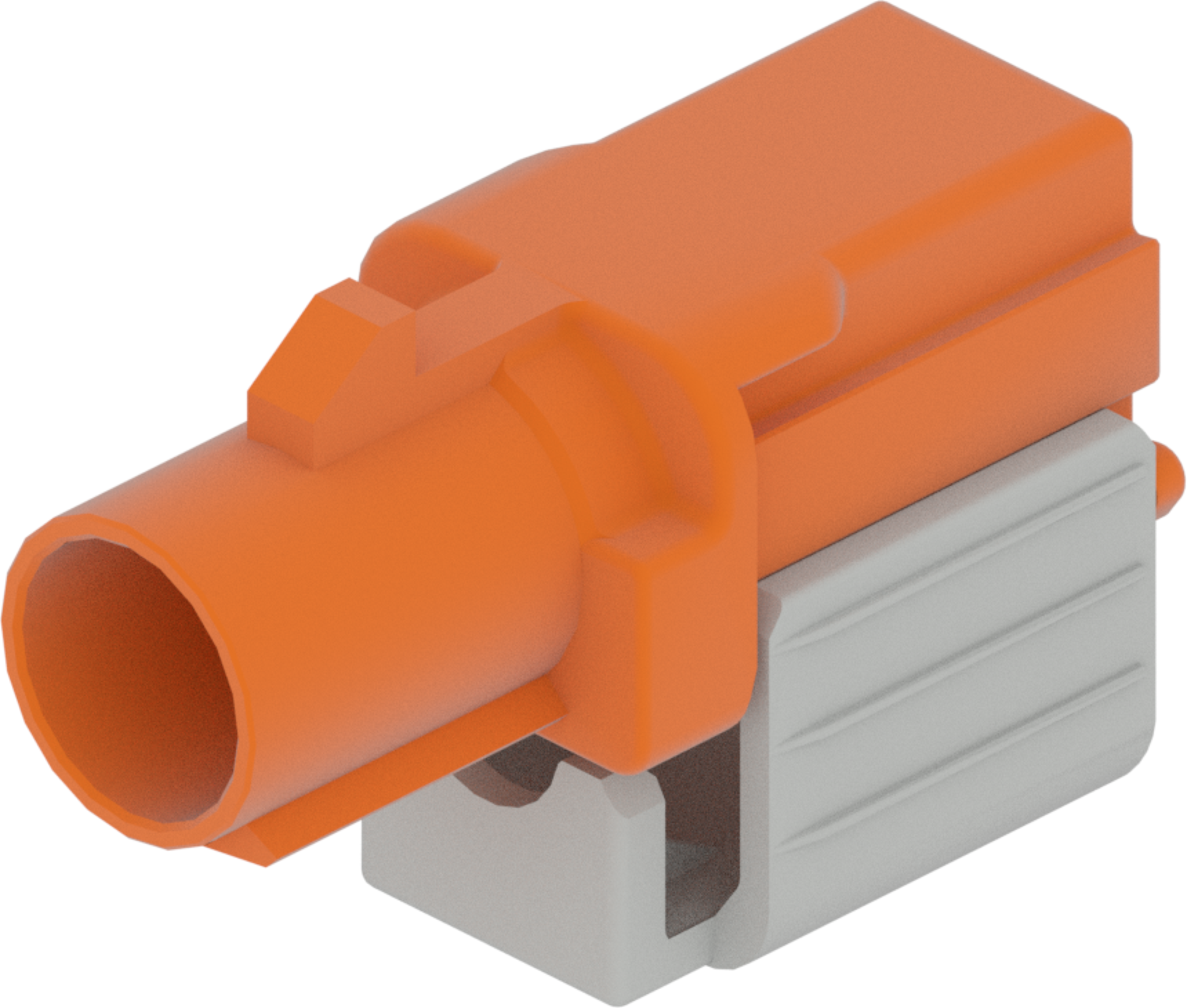 1 Port 1 Row Male Fakra Orange Light Code M