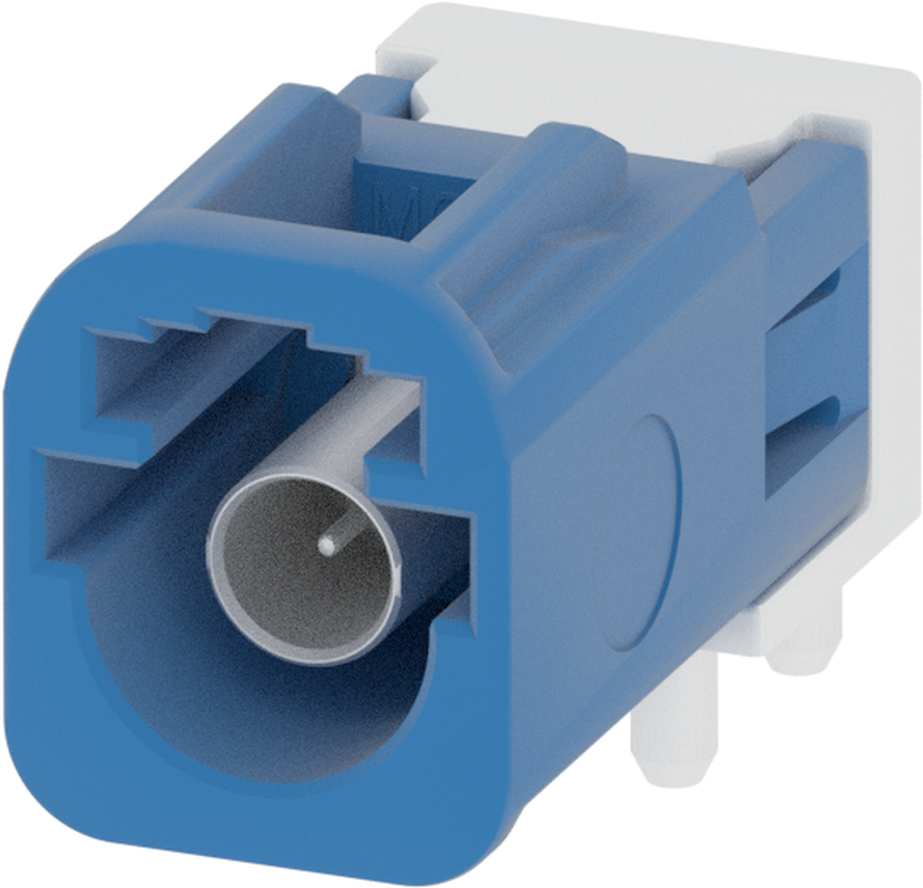 1 Port 1 Row MCA-B Male Mini Coax Signal Blue Code C