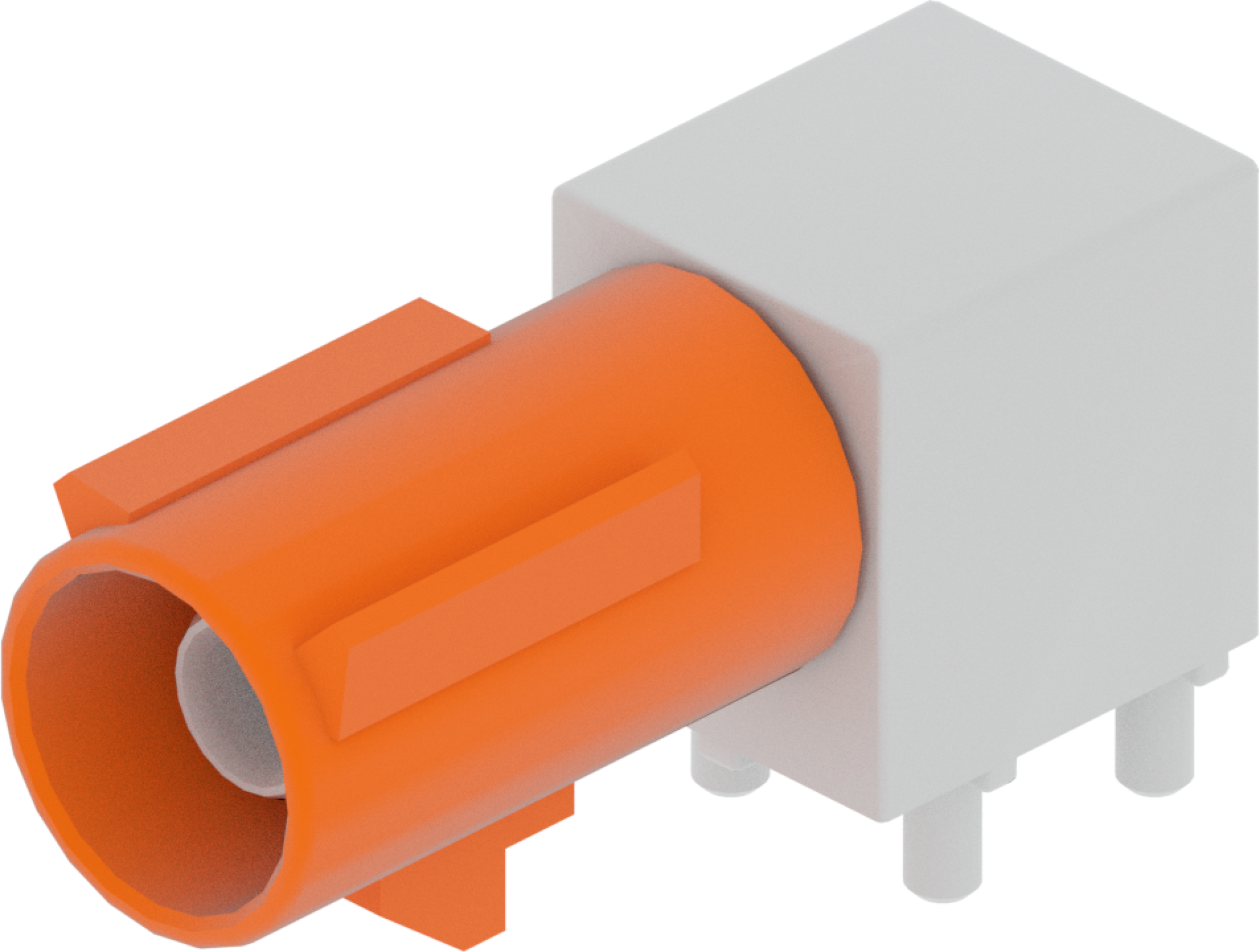 1 Port 1 Row Male Fakra Orange Light Code M