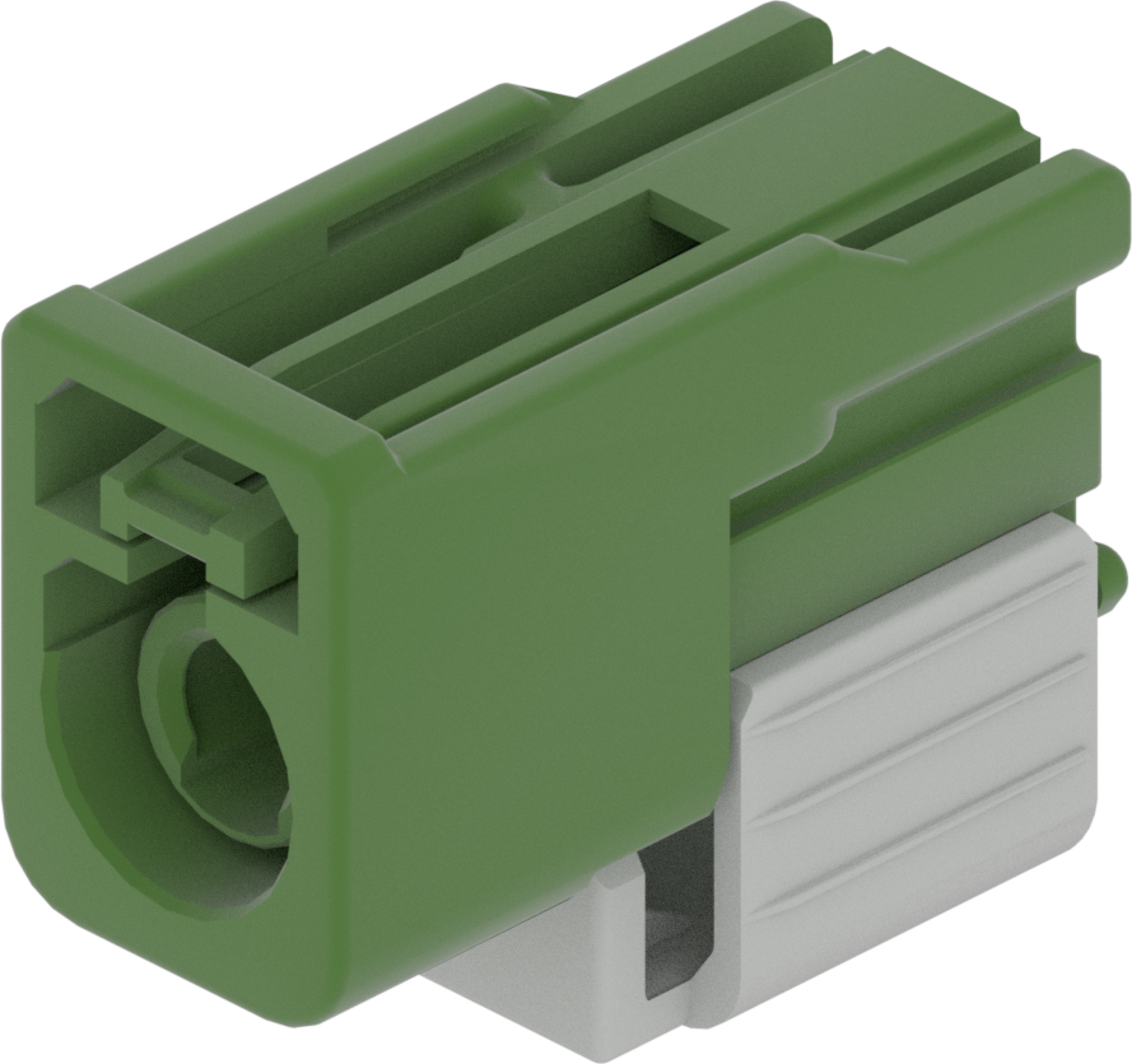 1 Port 1 Row Female Fakra Green Code E