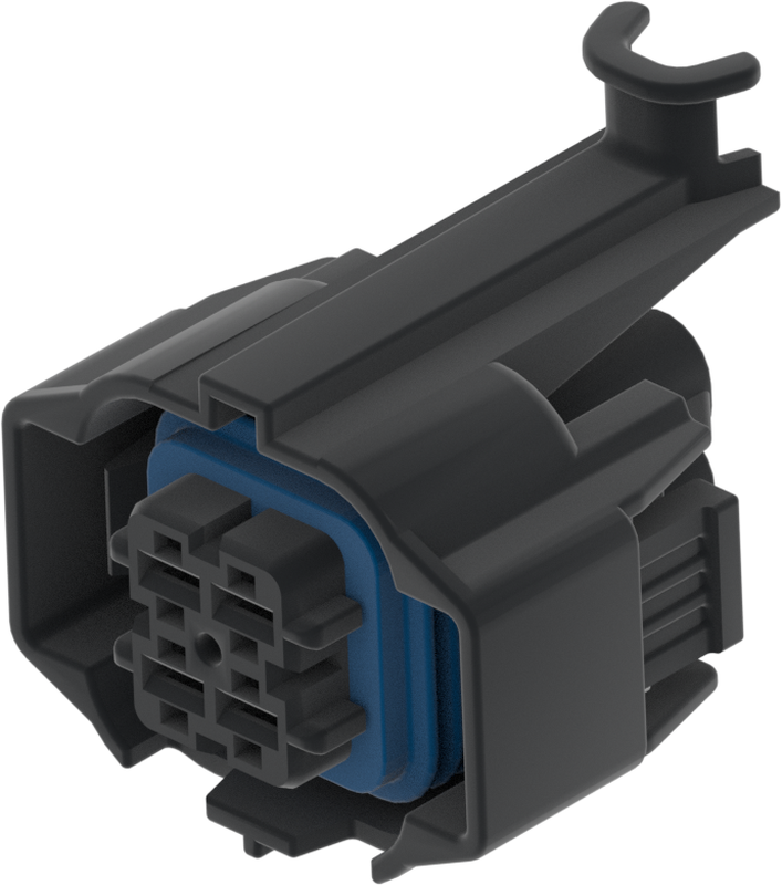 4 Way F ATS 2.8 Sealed Connector Black