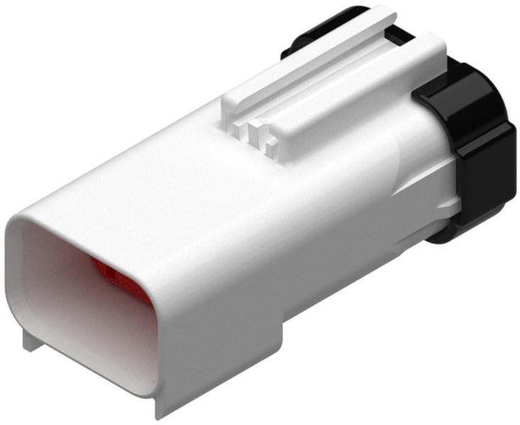 6 Way Male APEX 2.8 Sealed Connector Natural
