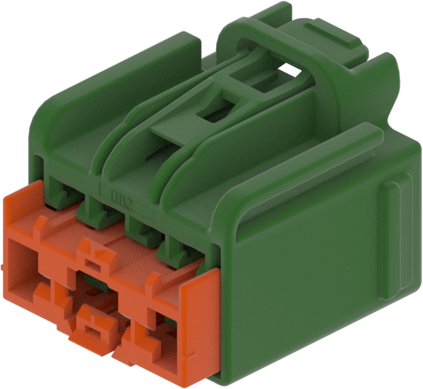 8 Way F OCS 2.8 Unsealed Connector Green