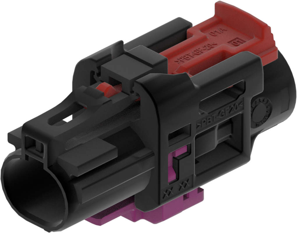 1 Port 1 Row Female H-MTD Black Code A