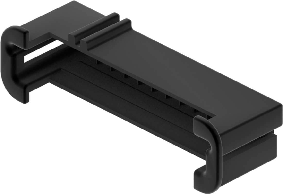 LOCK RETAINER CONN BLK