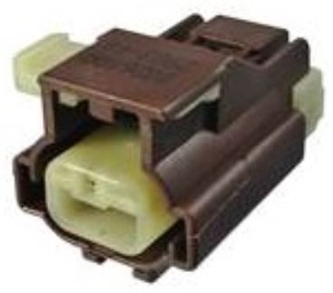 2 Way Female APEX 2.8 Sealed Connector Brown