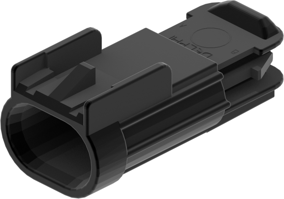 2 Way Male 1.5 GT Sealed Connector Black