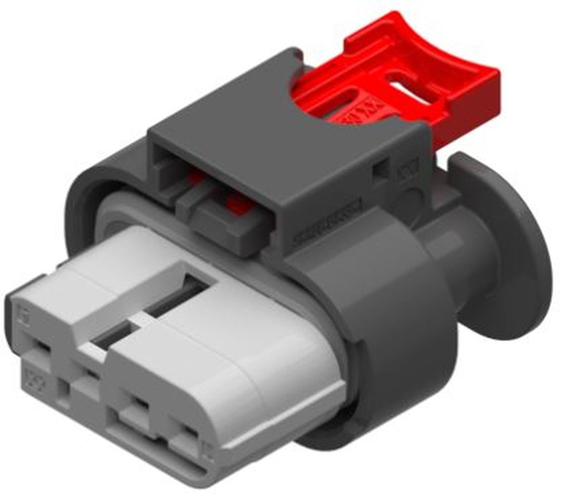 4 Way F CTS Short Shroud 1.2 Sealed Connector Black