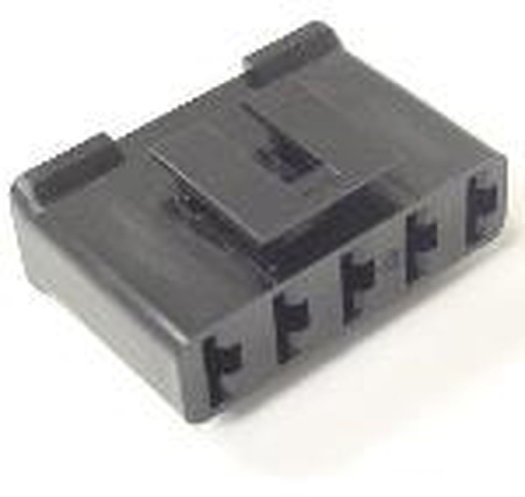5 Way F FASTIN-ON 6.3 Unsealed Connector Black