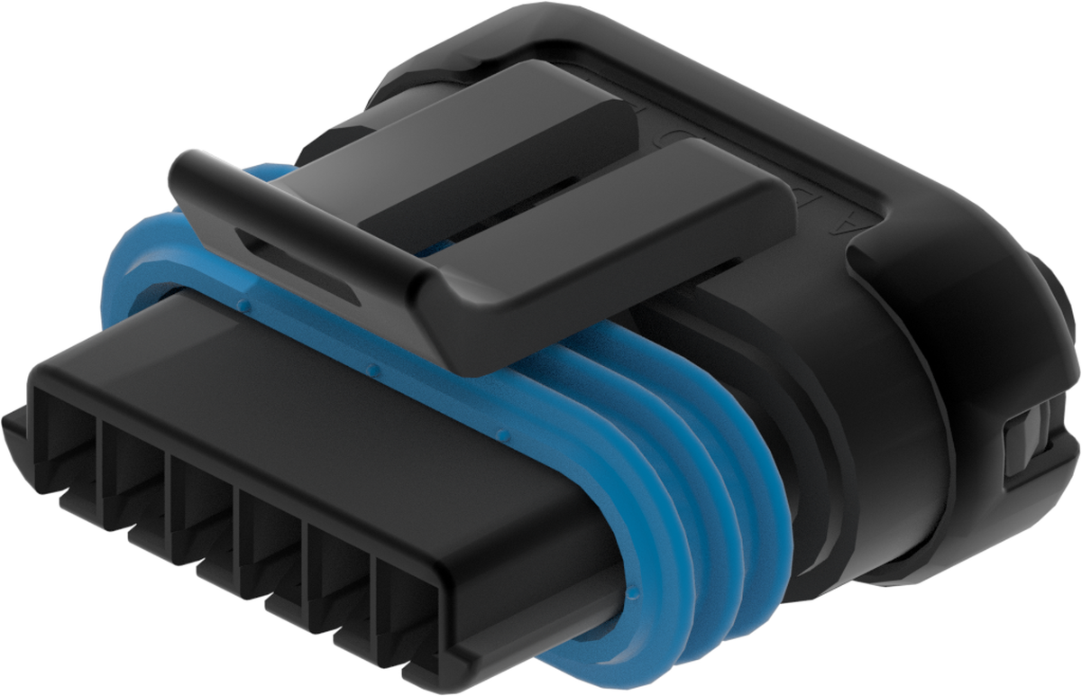 6 Way F MetriPack (M/P) 1.5 Sealed Connector Black