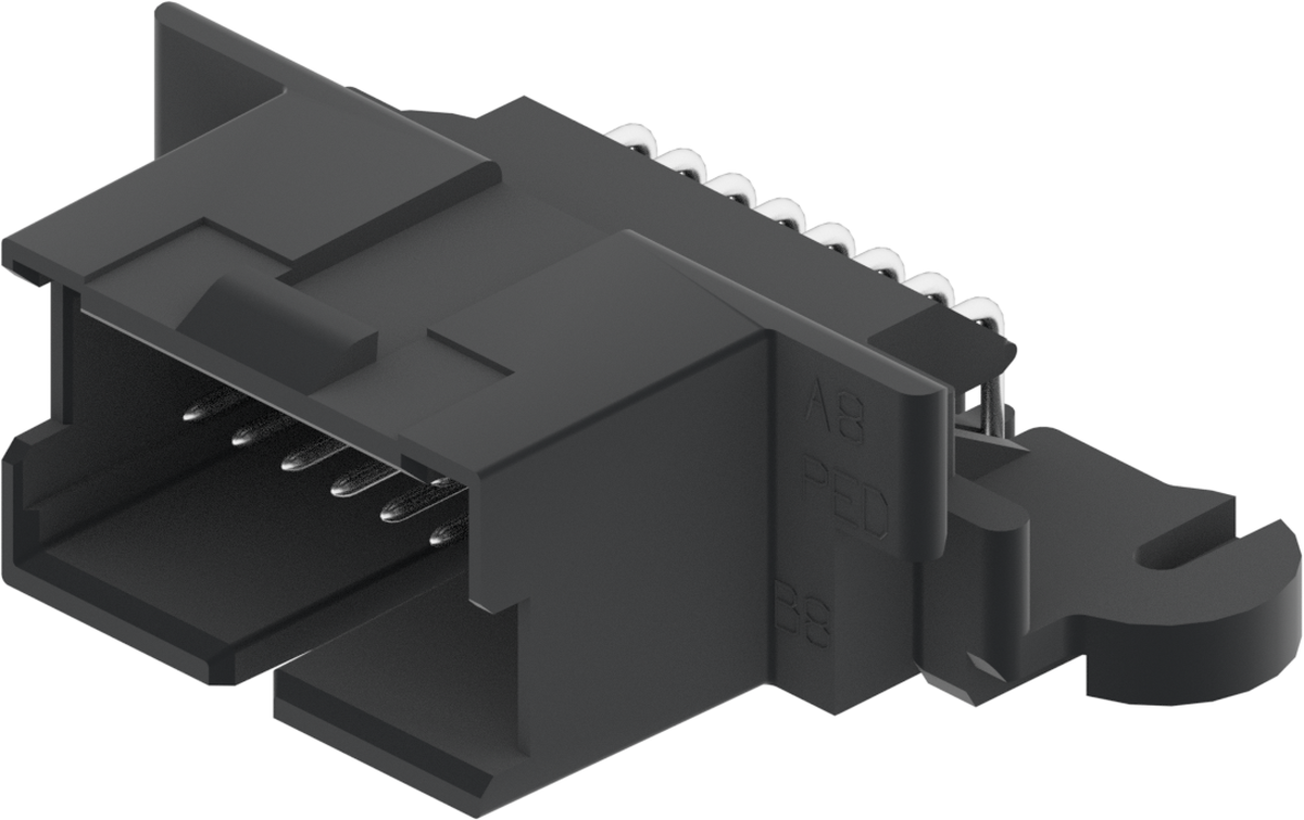 16 Way M MIC/P 1.0 Unsealed Connector Black