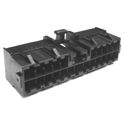 23 Way F APCS (ACT) 2.8 Unsealed Connector Black