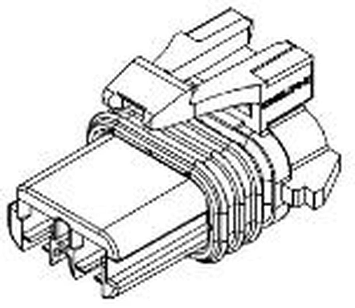 2 Way F MetriPack (M/P) 280 Sealed Connector Gray-Medium