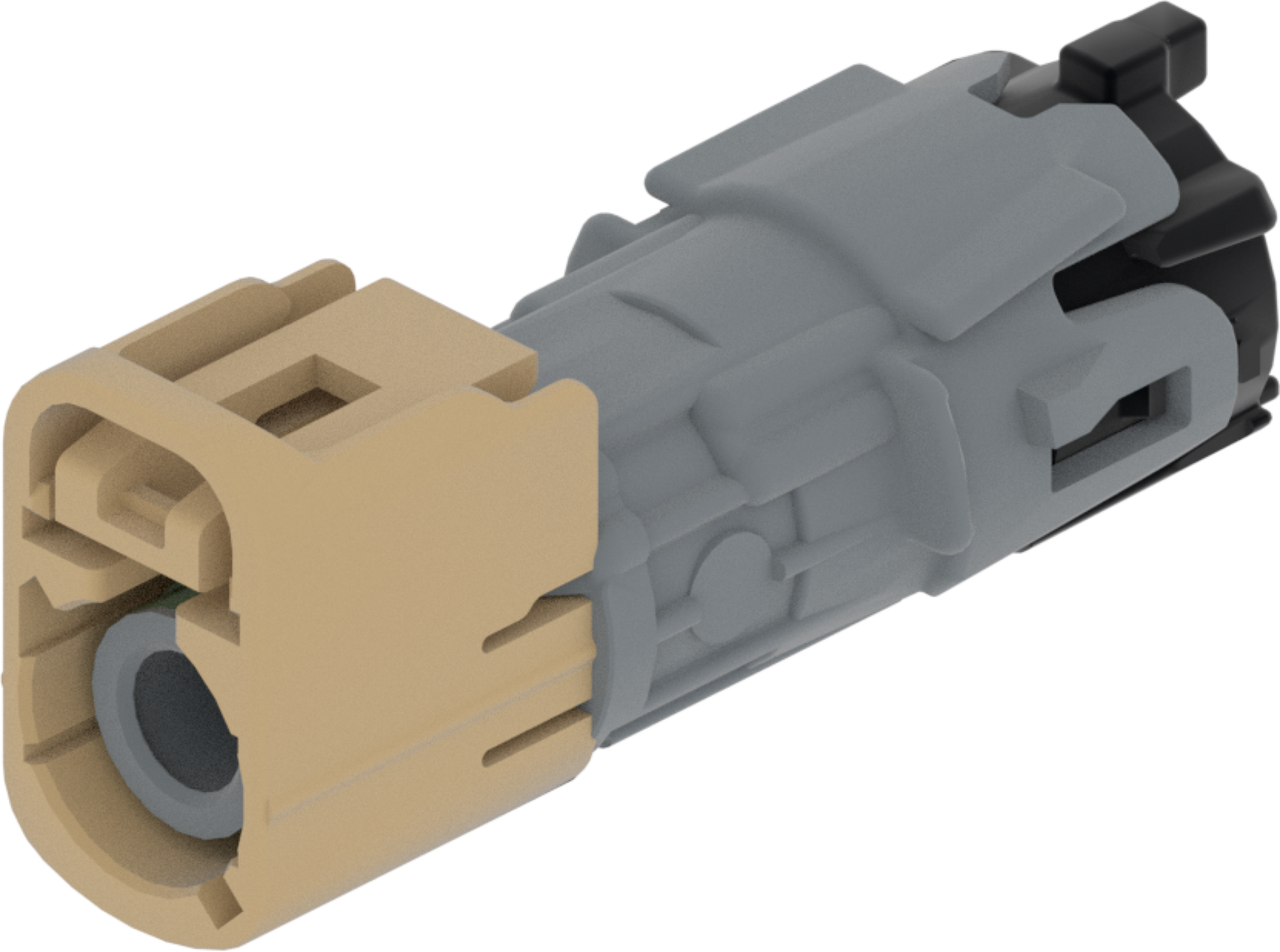 1 Port 1 Row Female Fakra Beige Code I