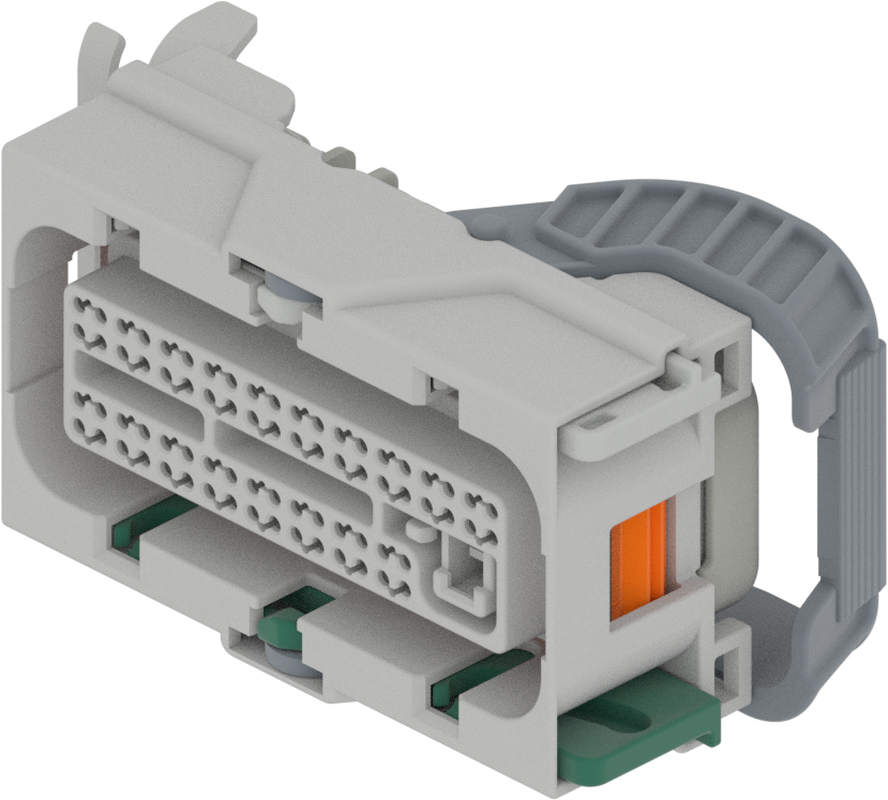 73 Way Female MIXED Sealed Connector Dark Grey
