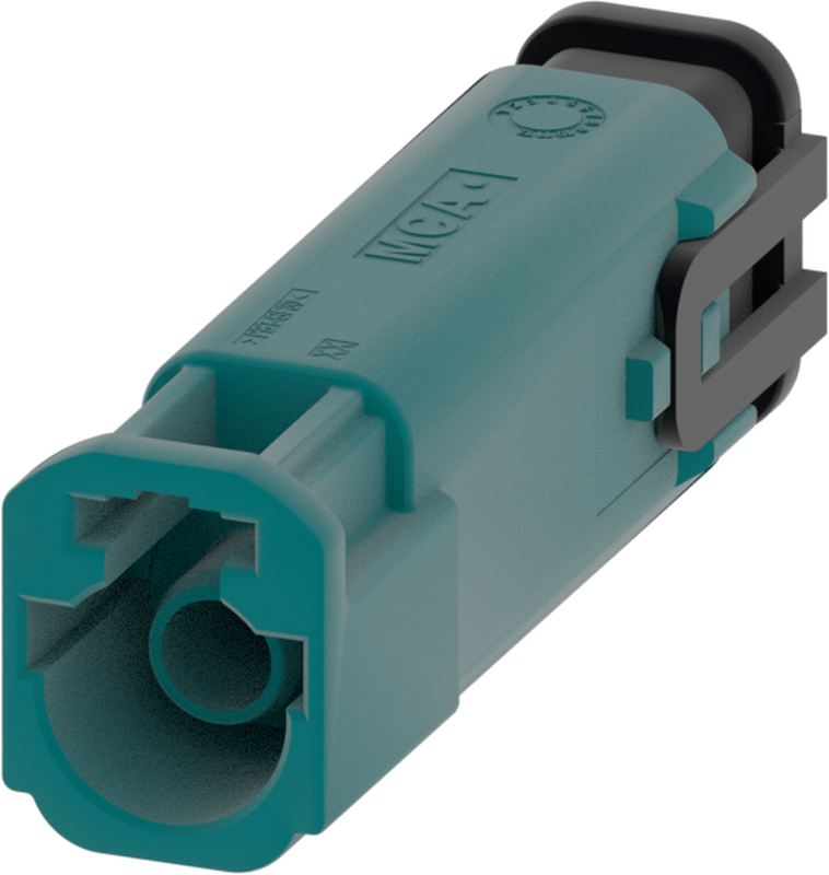 1 Port 1 Row MCA-B Male Mini Coax Water Blue Code Z