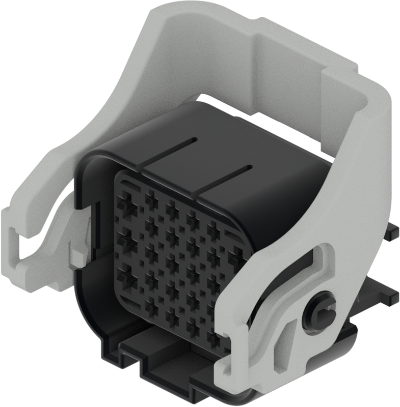 26 Way Female MIXED Unsealed Connector Black