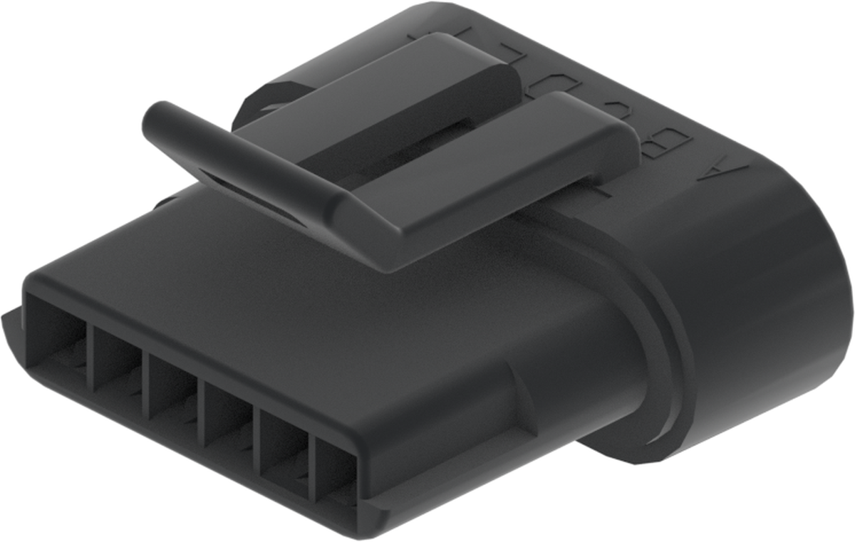 6 Way F MetriPack (M/P) 1.5 Unsealed Connector Black