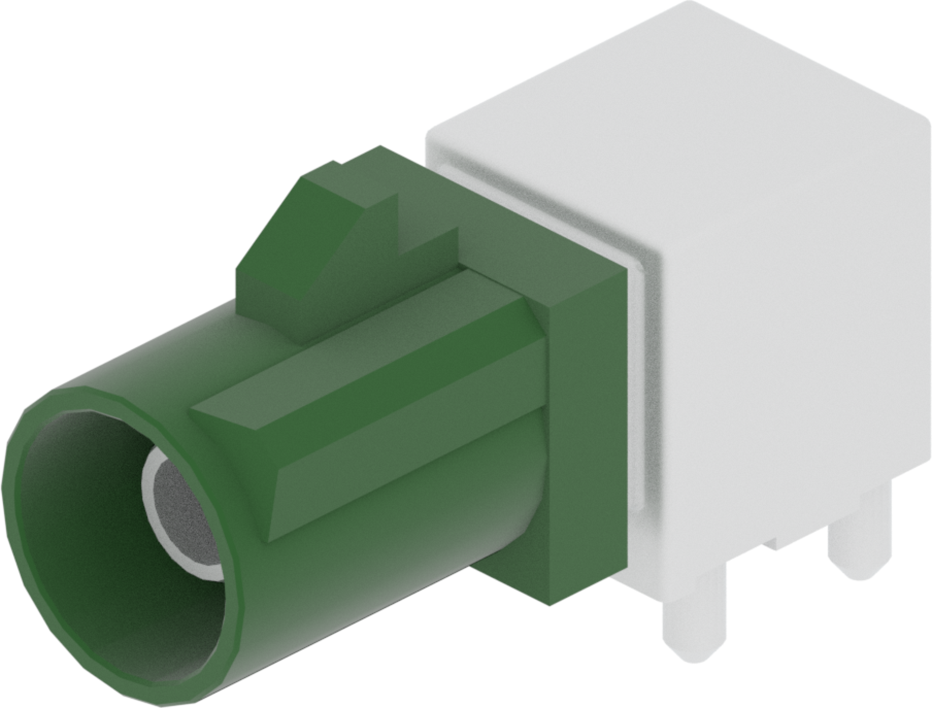1 Port 1 Row Male Fakra Green Code E