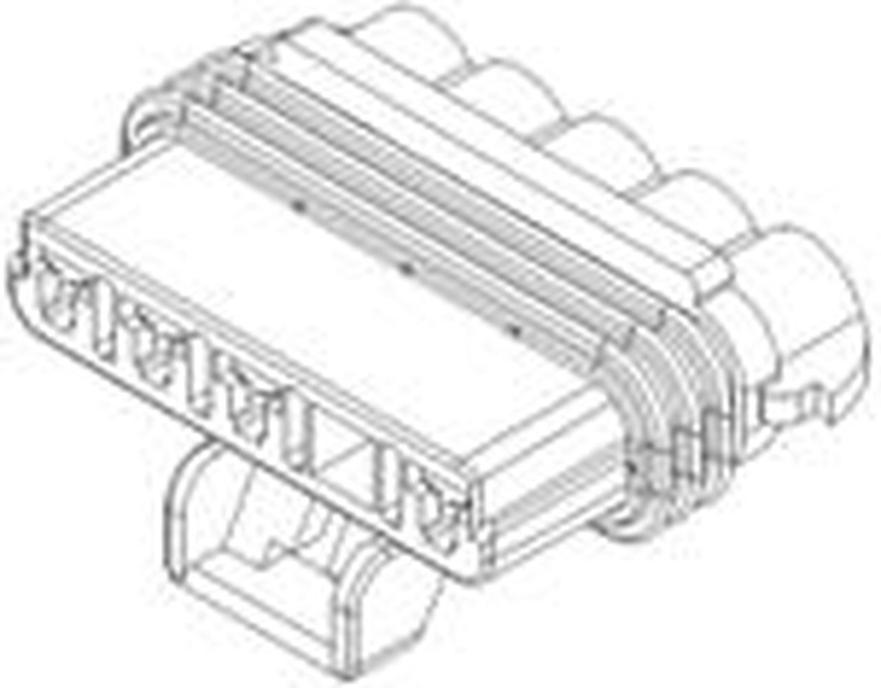 5 Way F MetriPack (M/P) 280 Sealed Connector Black