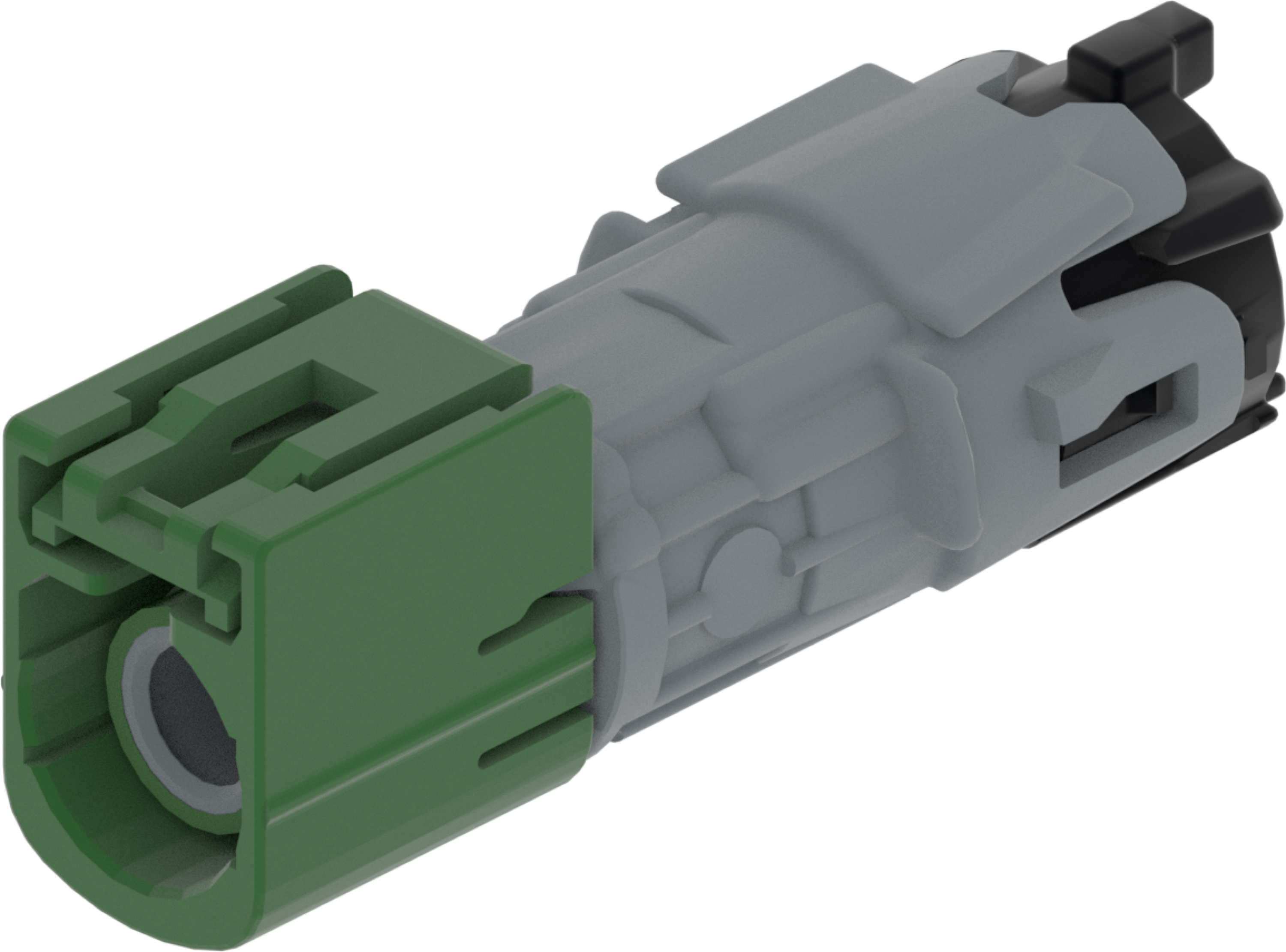 1 Port 1 Row Female Fakra Green Code E