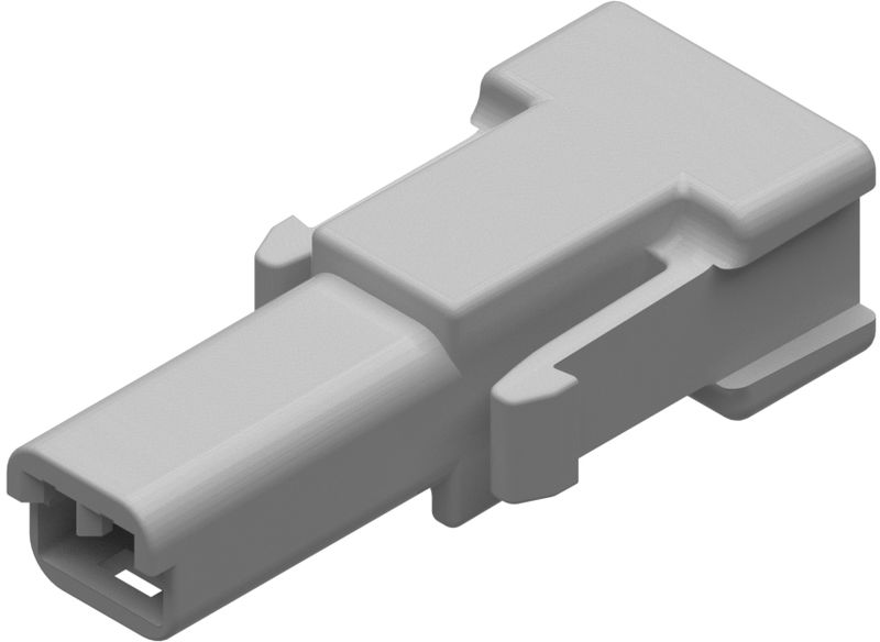 2 Way F OCS 1.2 Unsealed Connector Gray-Light