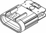 5 Way M GT 150 Sealed Connector Black