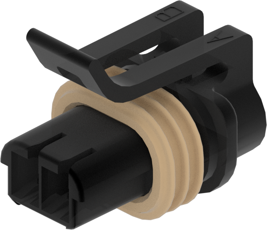 2 Way F MetriPack (M/P) 150 Sealed Connector Black