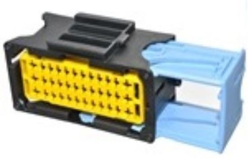 36 Way F Hybrid 1.5 2.8 SICMA Inline Unsealed Connector Black