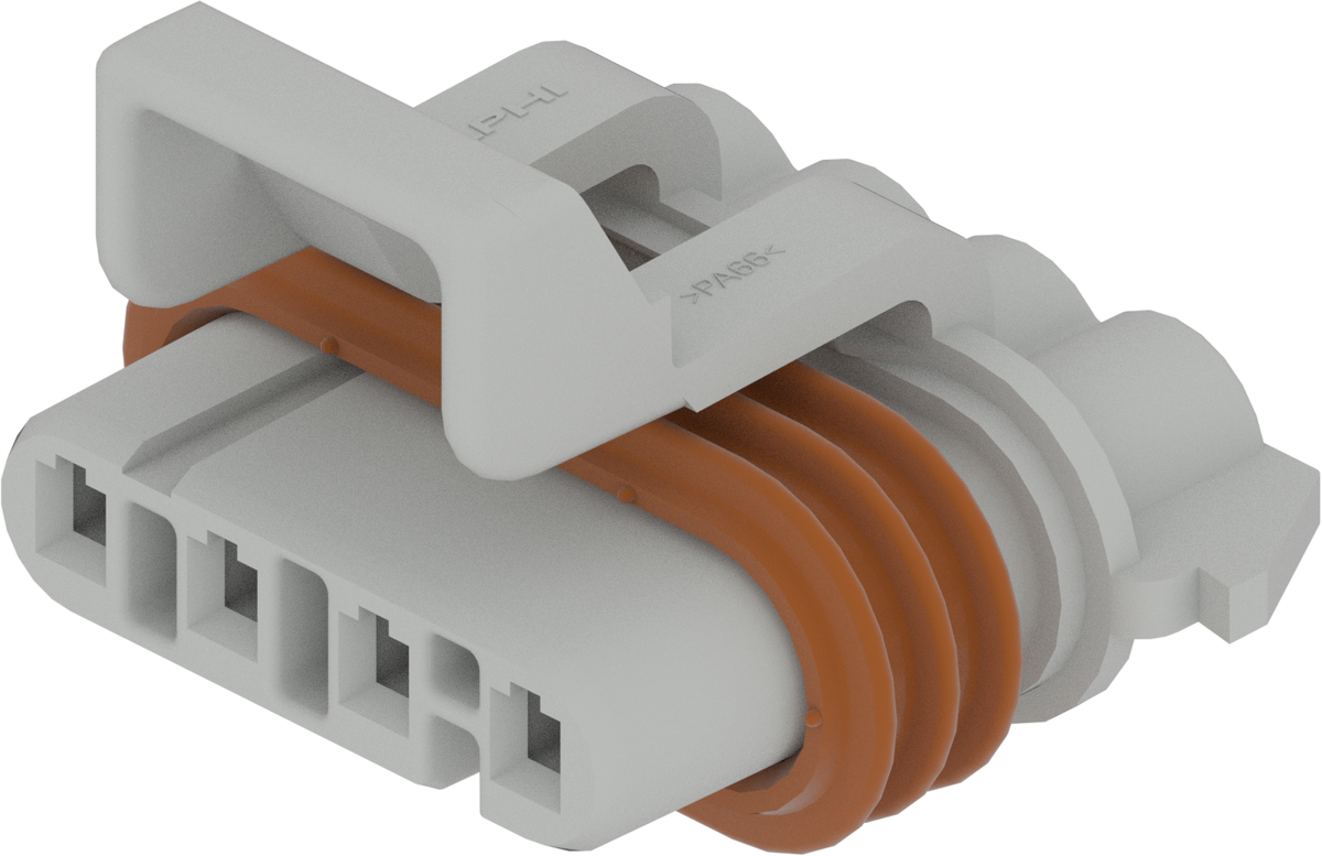 4 Way F MetriPack (M/P) 1.5 Sealed Connector Gray-Light