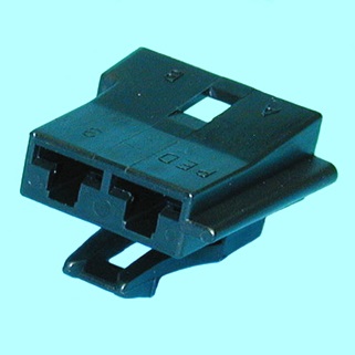 2 Way F MetriPack (M/P) 630 Unsealed Connector Black