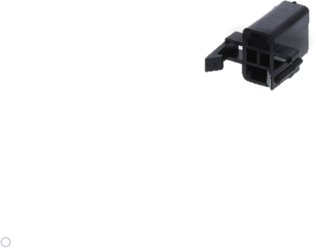 2 Way F 56 SERIES 6.3 Unsealed Connector Black