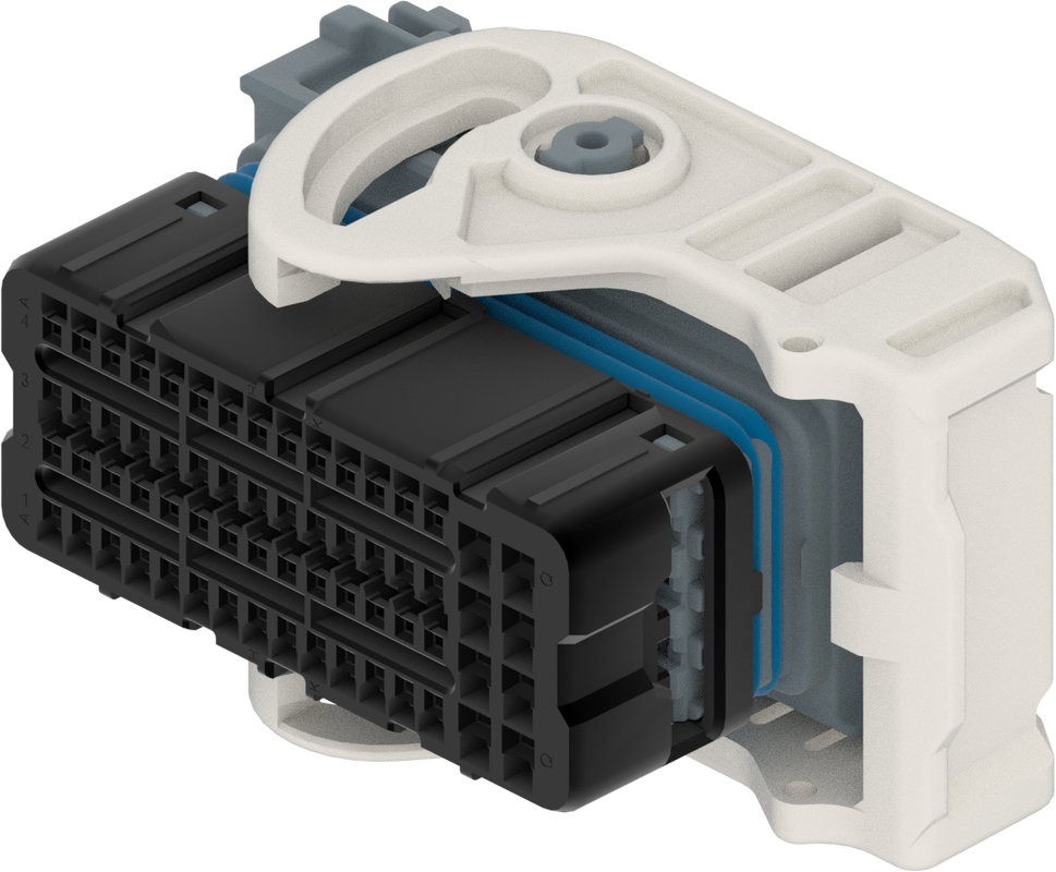 64 Way Female CMC 0.64 1.5 Sealed Connector Gray