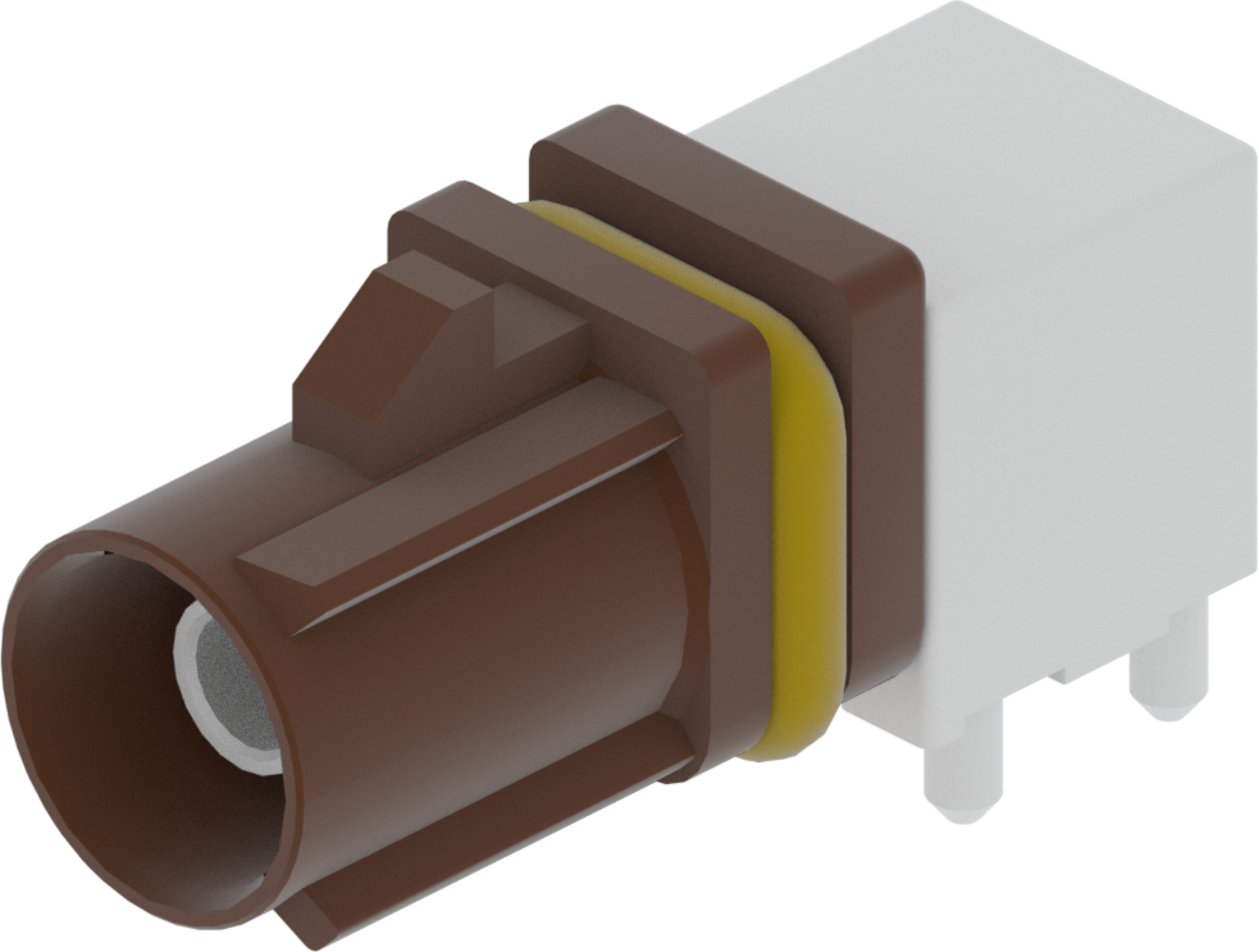 1 Port 1 Row Male Fakra Brown Code F