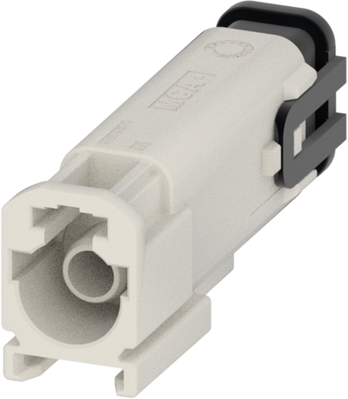 1 Port 1 Row MCA-B Male Mini Coax Cream White Code B