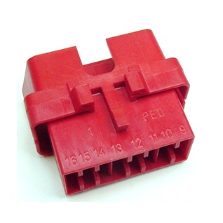16 Way M MetriPack (M/P) 150 Unsealed Connector Red