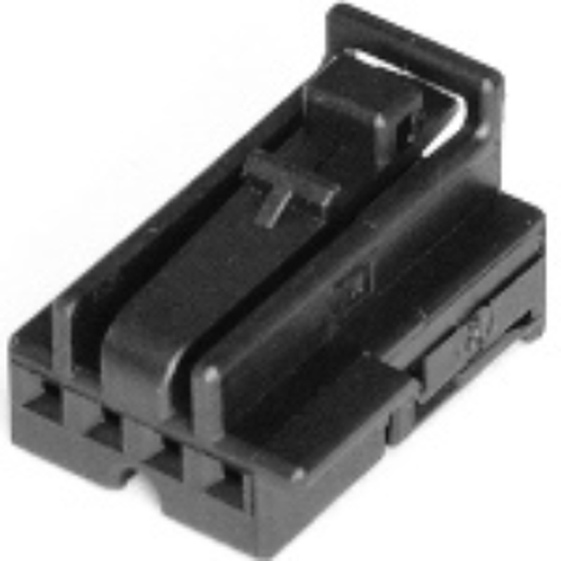 4 Way F MTS 0.64 Unsealed Connector Black