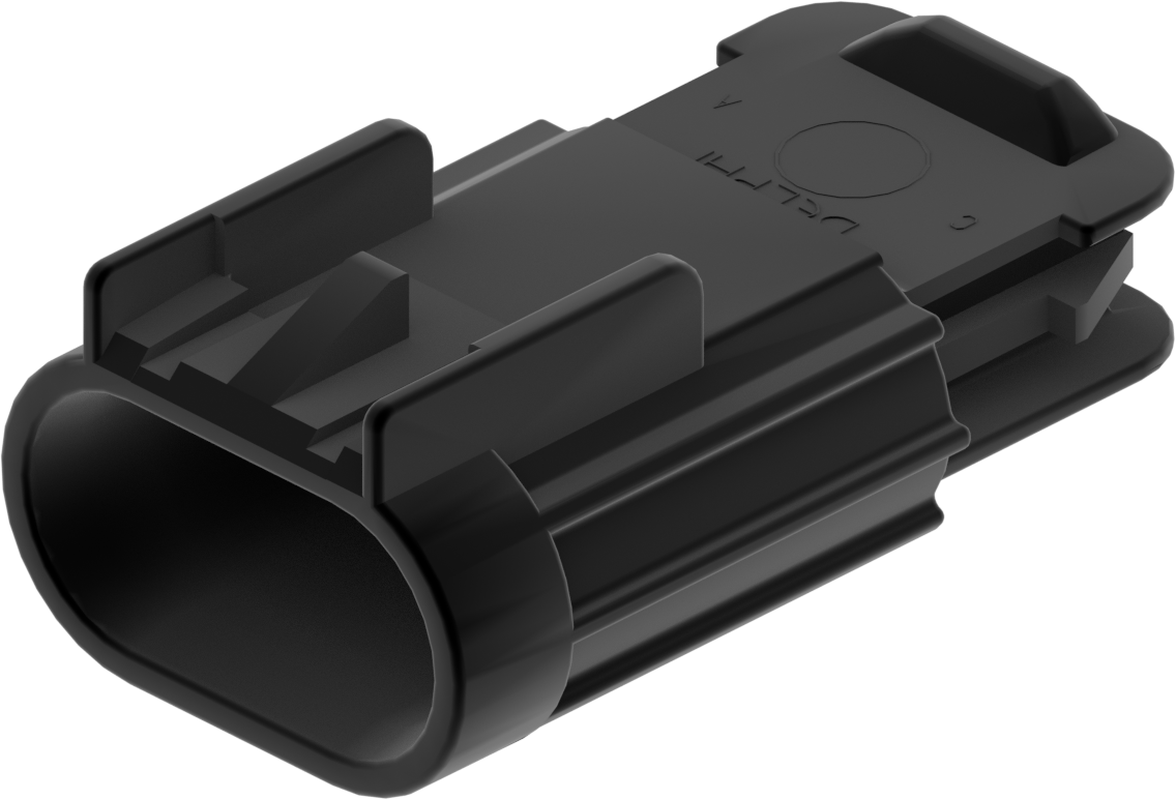 3 Way M GT 1.5 Sealed Connector Black