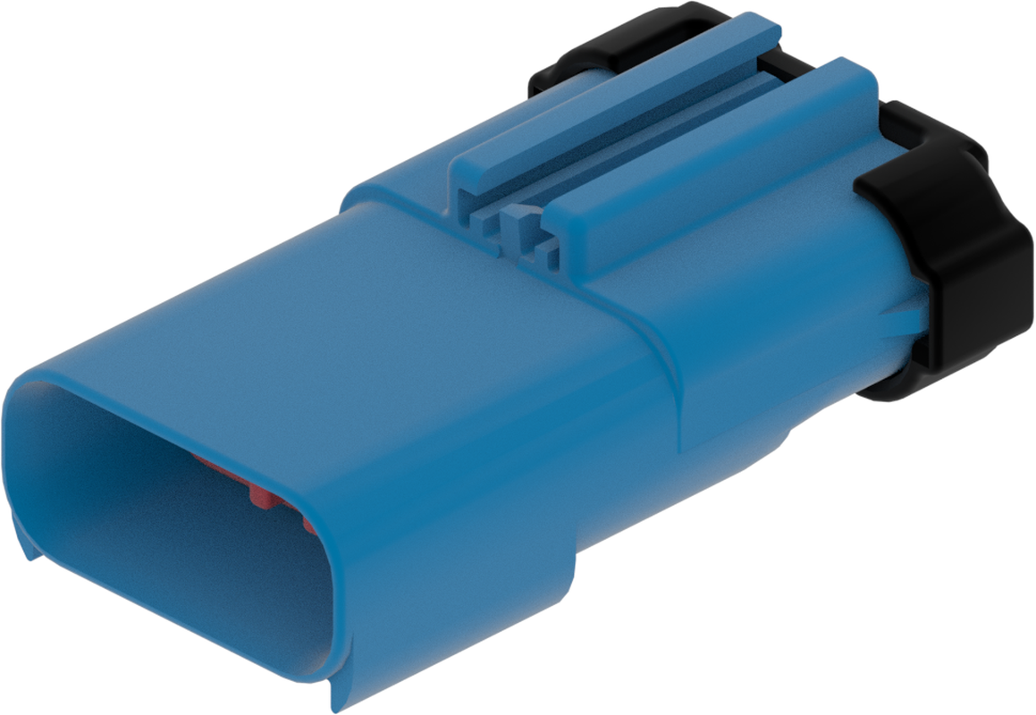 4 Way Male APEX 2.8 Sealed Connector Blue-Light