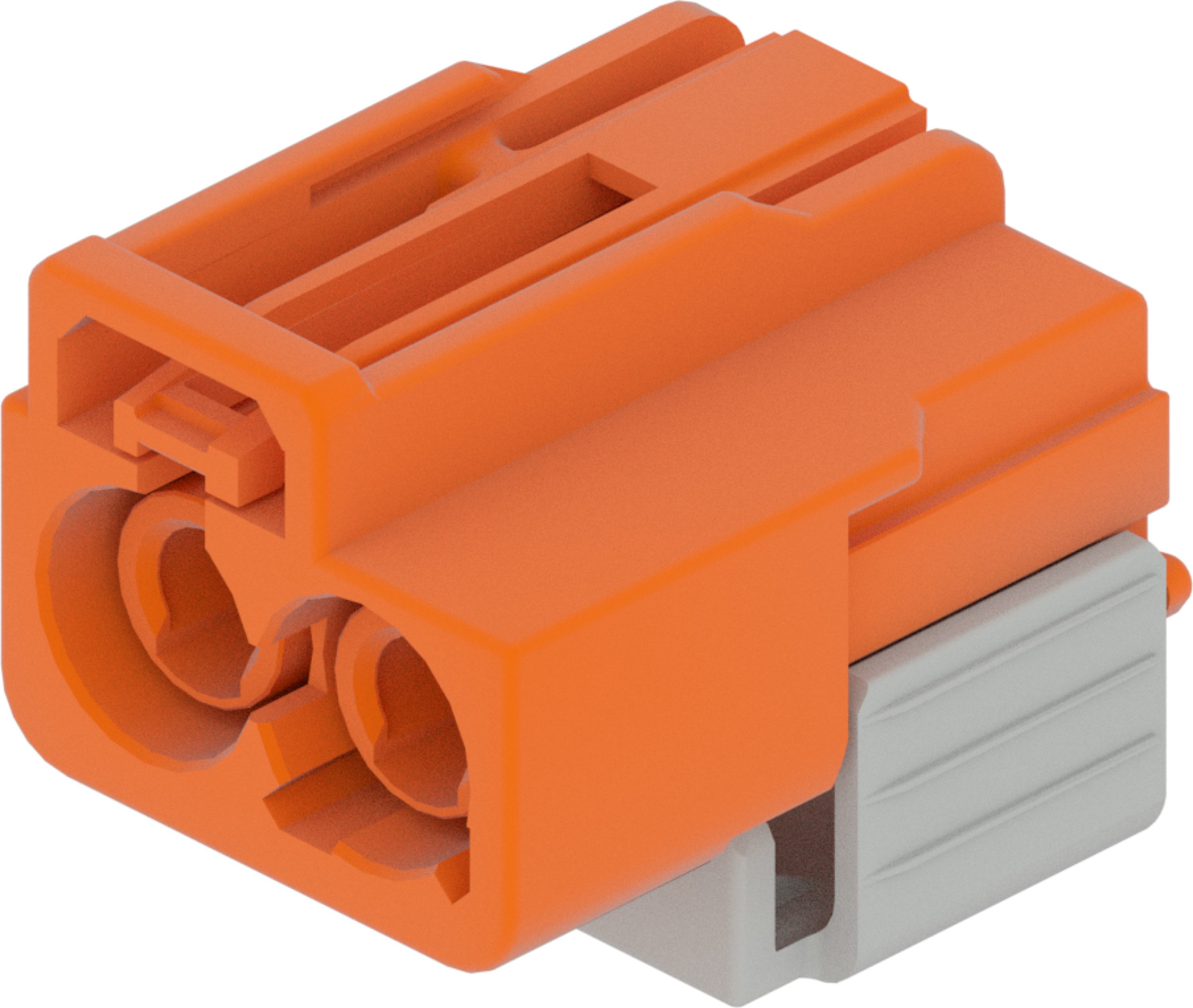 2 Port 1 Row Female Fakra Orange Light Code M