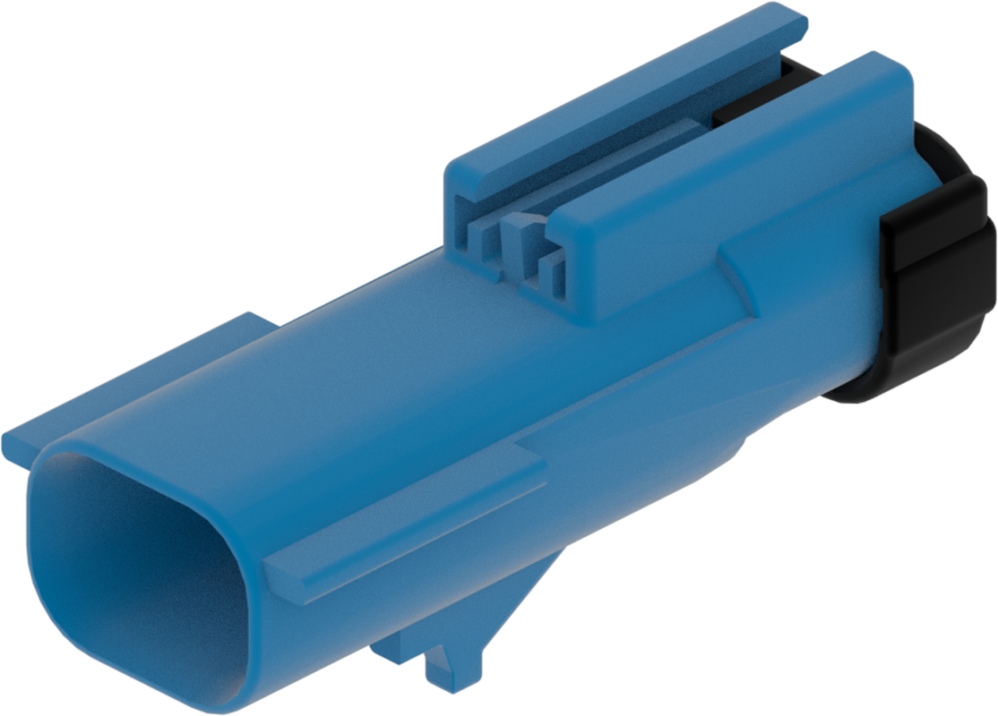 2 Way Male APEX 2.8 Sealed Connector Blue-Light