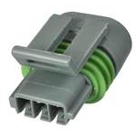 3 Way F MetriPack (M/P) 150 Sealed Connector Gray