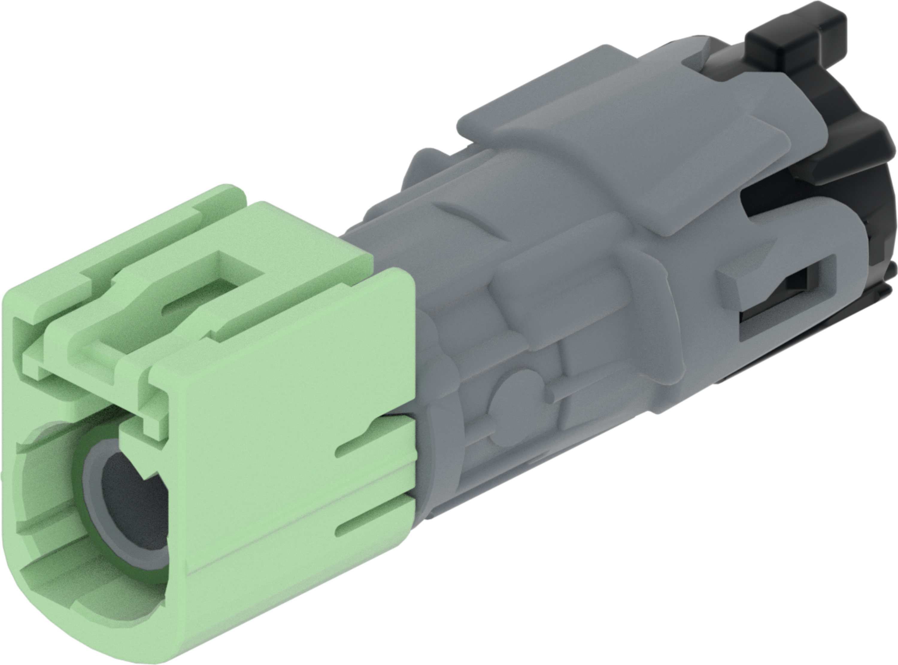 1 Port 1 Row Female Fakra Green Light Code N