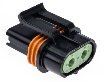 2 Way 6.3 MetriPack (M/P) 630 Sealed Connector Black