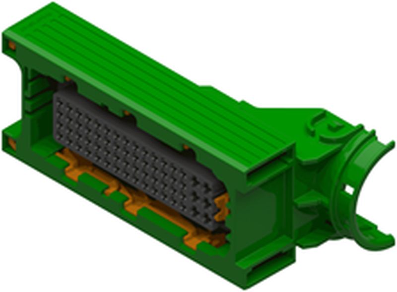 62 Way F Hybrid 1.5 2.8 CTCS SP Connector Green