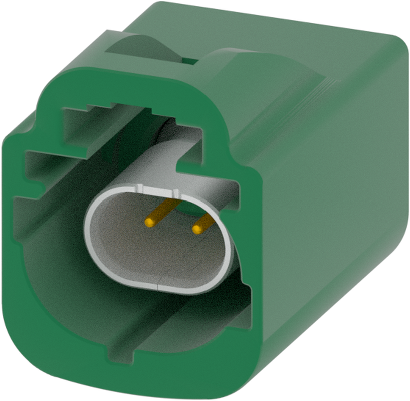 1 Port 1 Row Male H-MTD Leaf Green Code E