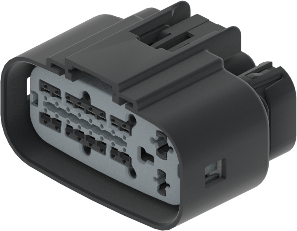 18 Way Female 1.5 MIXED Sealed Connector Black